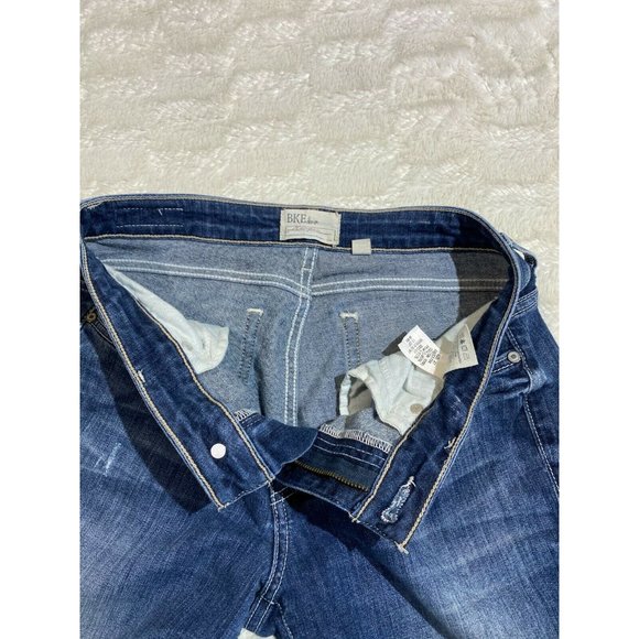 Women’s BKE Fr Buckle Harper Capri Jeans, Blue, 27 - Picture 10 of 12